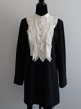 Zara Ruffled Shirt Dress